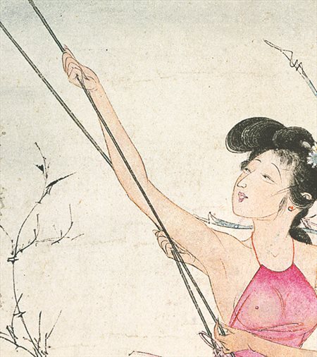 麻章-胡也佛的仕女画和最知名的金瓶梅秘戏图